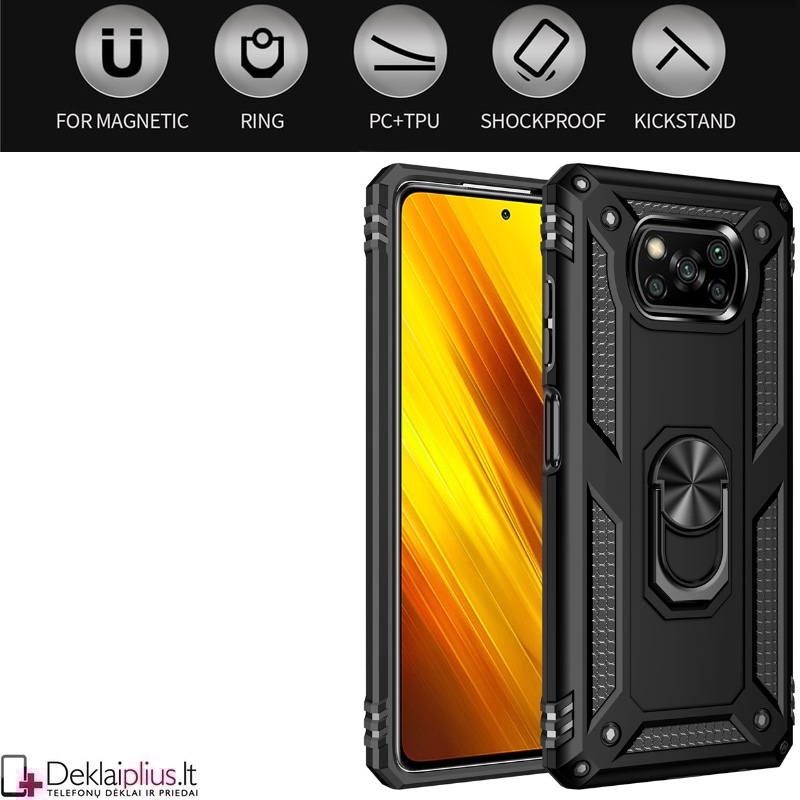 Sustiprintas dėklas 4in1 (telefonui Xiaomi Poco X3 Nfc/X3 Pro) Sustiprintas dėklas 4in1 (telefonui Xiaomi Poco X3 Nfc/X3 Pro)